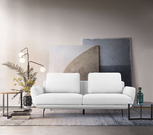 Divani Casa Dolly Modern - Off White Fabric Sofa