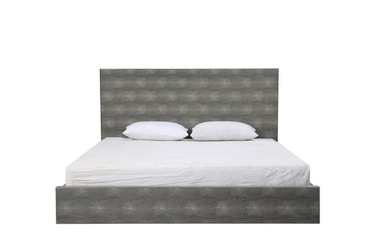 Modrest Dynasty - Eastern King Modern Shagreen Bed
