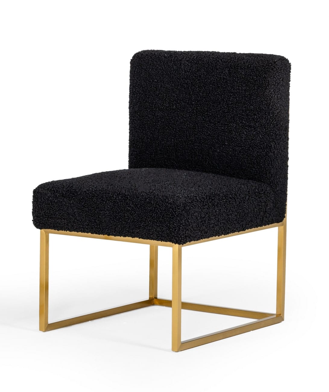 Modrest Garvin - Glam Black + Gold Fabric Accent Chair (Set of 2)