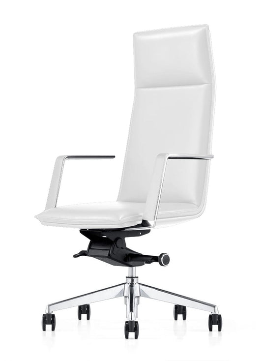 Modrest Gorsky - Modern White High Back Executive Office Chair