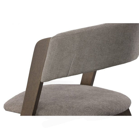 Modrest Grover - Modern Grey and Wenge Dining Chair Set of 2