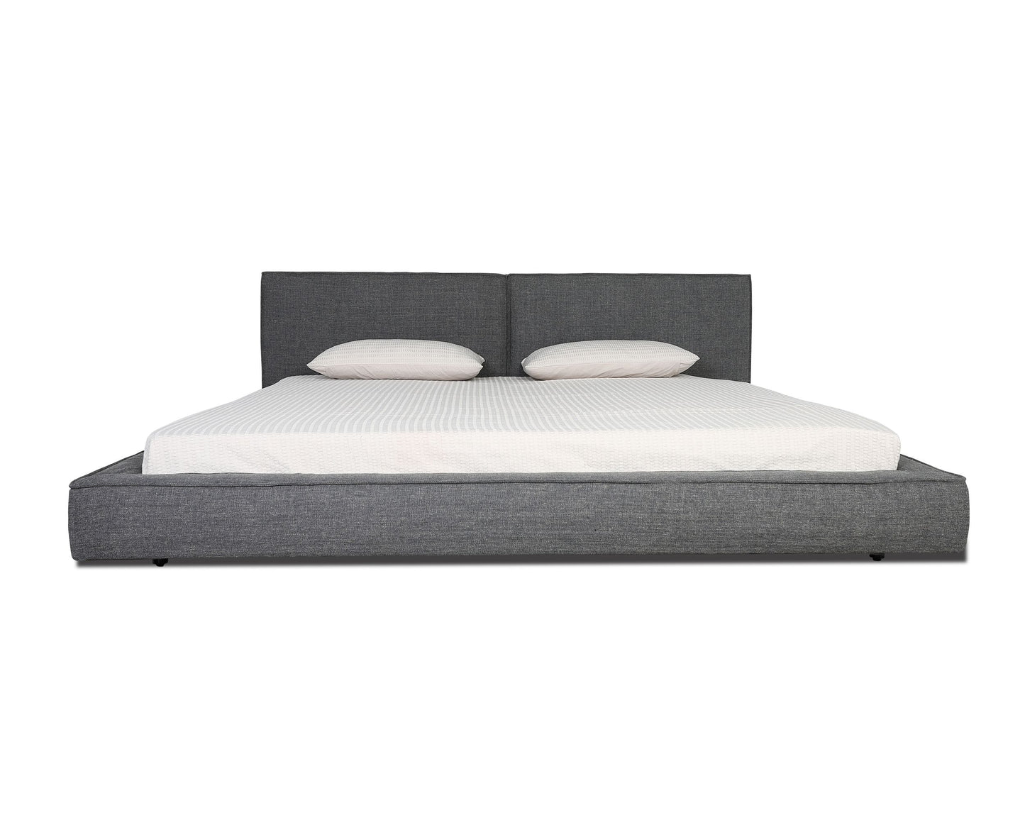 Modrest Haven - Queen Modern Grey Fabric Bed