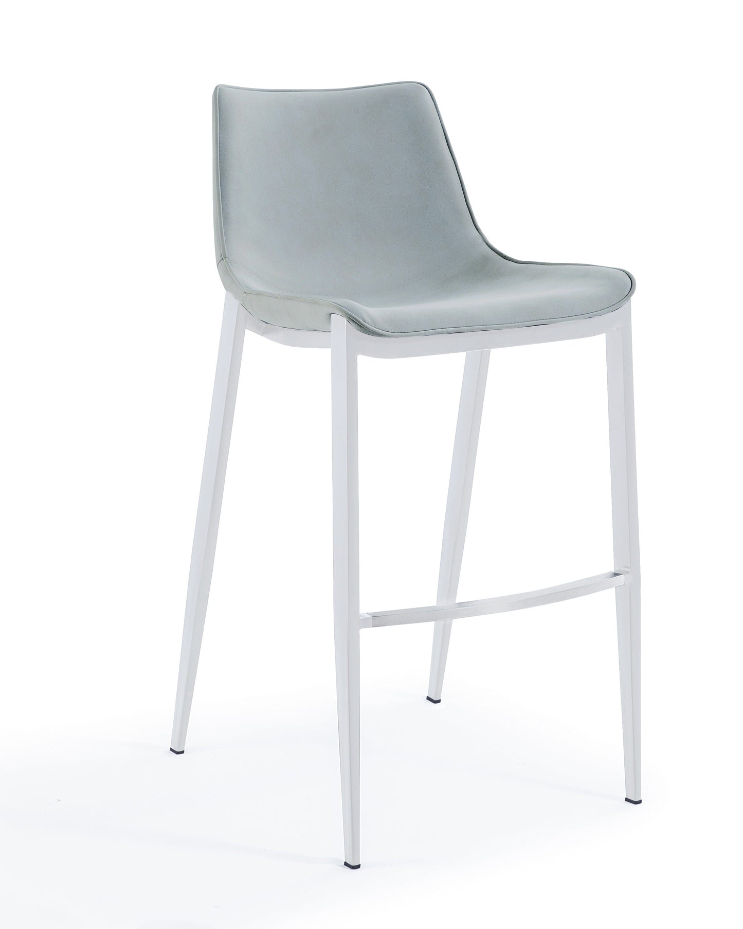 Modrest Jane - Modern Light Grey Counter Stool Set of 2