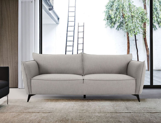 Divani Casa Jihae - Modern Grey Loveseat