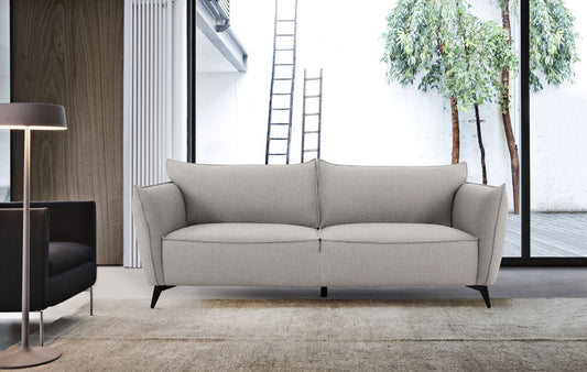 Divani Casa Jihae - Modern Grey Fabric Sofa