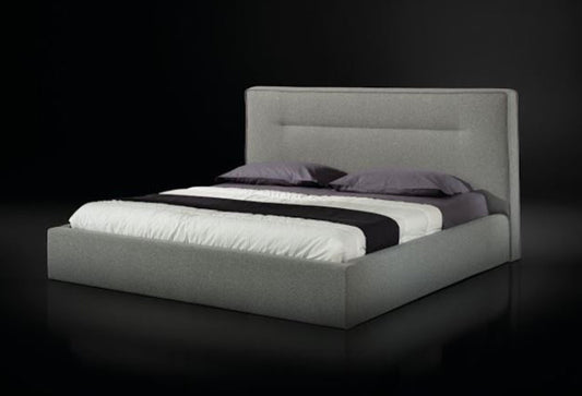 Nova Domus Juliana - Italian Modern Grey Upholstered Bed
