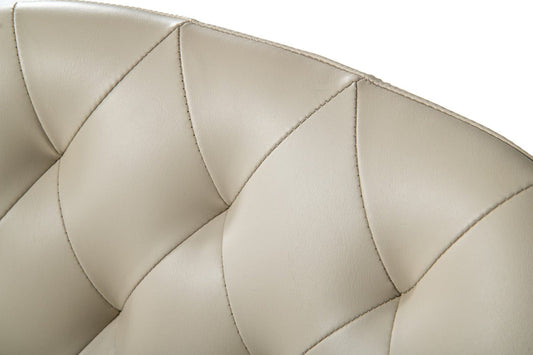 Modrest Leeds - Glam Beige and Black Dining Chair