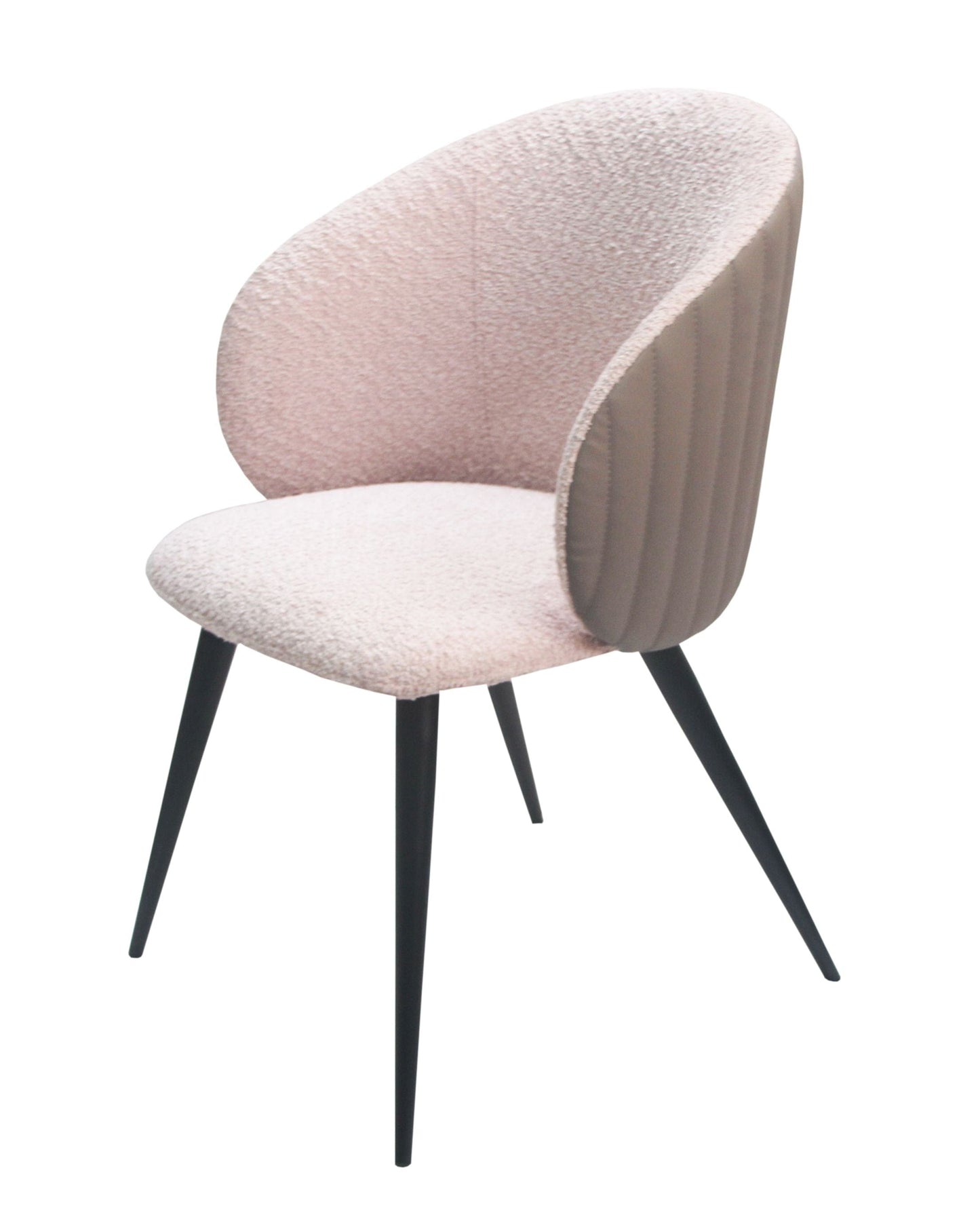 Modrest Marnie - Contemporary Gray + Cream Dining Chair