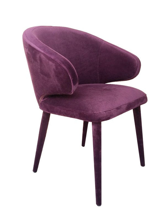 Modrest Salem Modern Purple Fabric Dining Chair