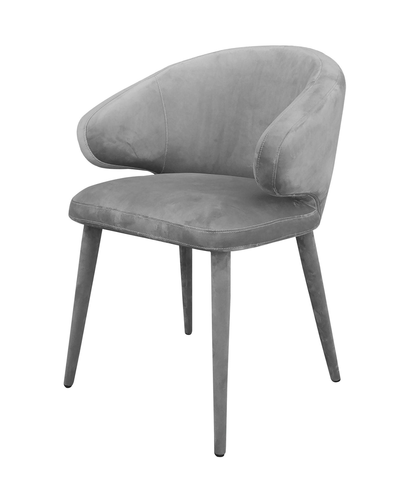Modrest Salem - Modern Grey Fabric Dining Chair