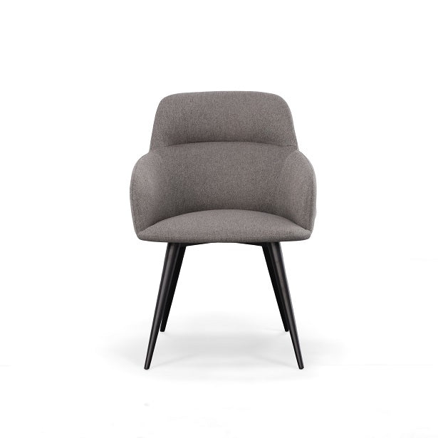 Modrest Scranton - Modern Grey & Black Dining Chair