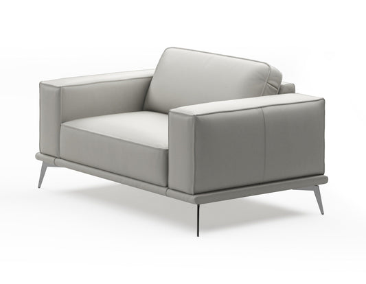 Coronelli Collezioni Soho - Contemporary Light Grey Armchair